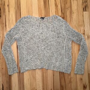 Eileen Fisher Boatneck 100% Cotton Open Knit